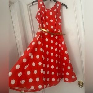 Dressbarn poka cute dress